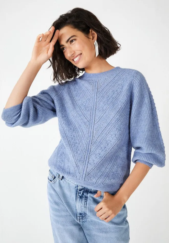 Hush Jumpers and Cardigans Women Layla Pointelle Jumper Soft Purple