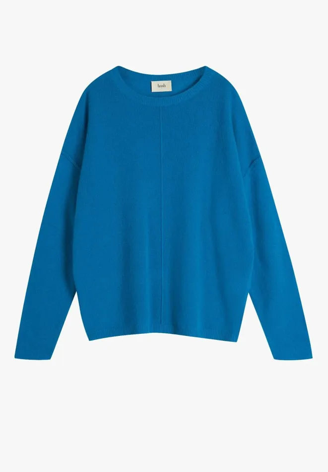 Hush Jumpers and Cardigans Women Saphira Cashmere Jumper Ocean Blue Hush Jumpers and Cardigans Women Saphira Cashmere Jumper Ocean Blue