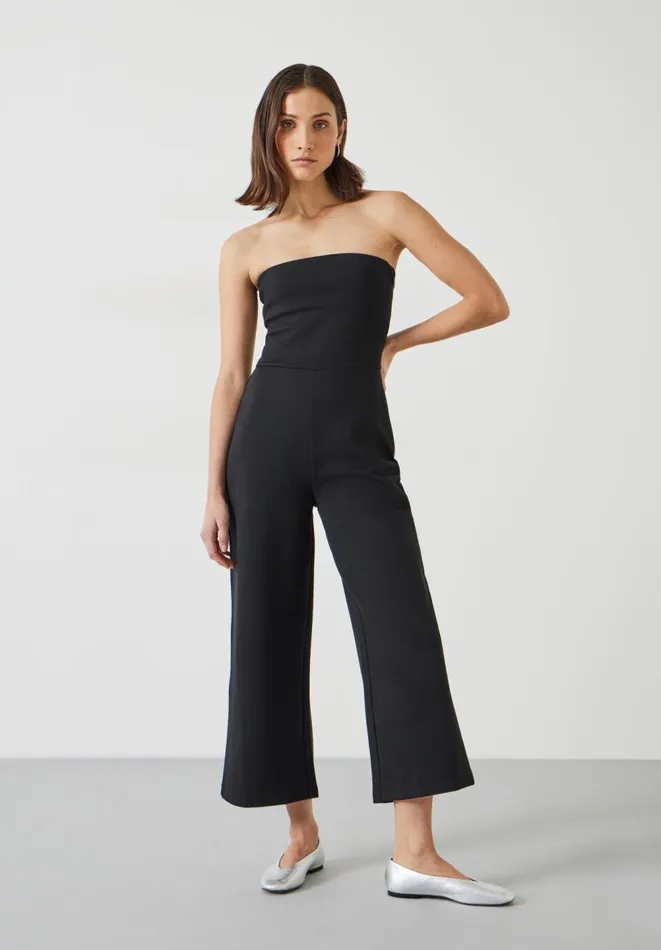 Hush Jumpsuits Women Izzie Wide Leg Bandeau Jumpsuit Black