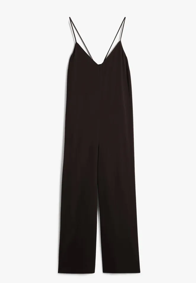 Hush Jumpsuits Women Liana Tie Back Wide Leg Jumpsuit Black Hush Jumpsuits Women Liana Tie Back Wide Leg Jumpsuit Black