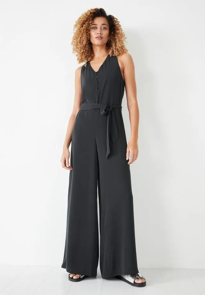 Hush Jumpsuits Women Twist Back Jumpsuit Black