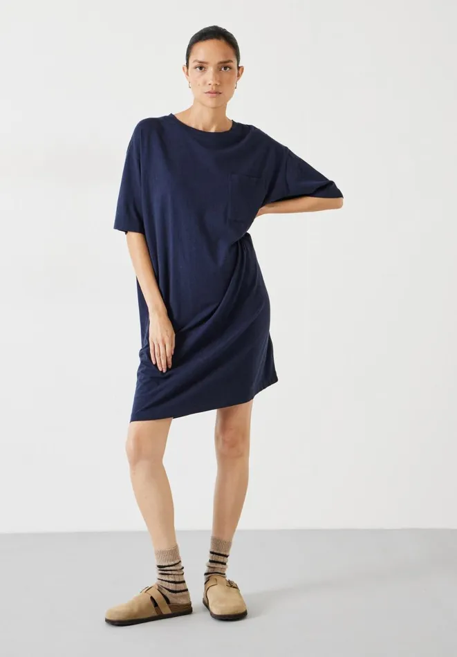 Hush Pyjamas and Nightwear Women Oriel Night TShirt Midnight Navy