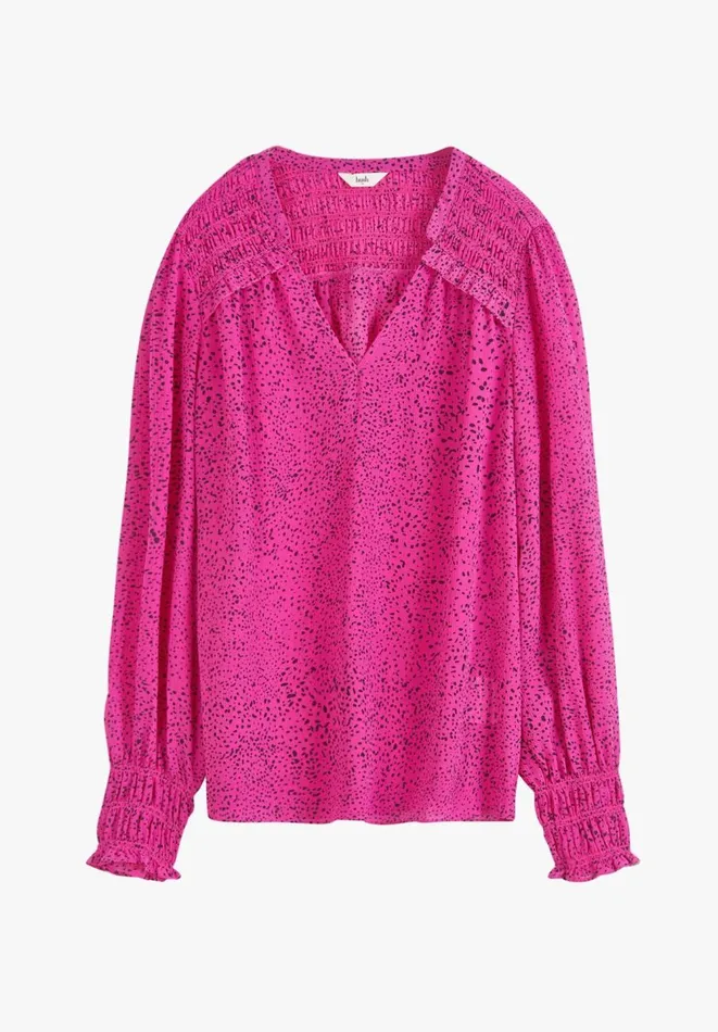 Hush Shirts and Blouses Women Alvia Blouse Speckled Dots Hot Pink Hush Shirts and Blouses Women Alvia Blouse Speckled Dots Hot Pink