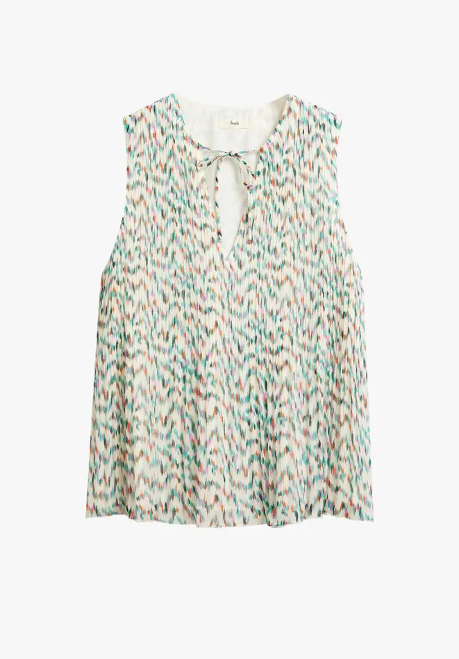 Hush Shirts and Blouses Women Isabel Pleated Top Digital Ikat Multi Hush Shirts and Blouses Women Isabel Pleated Top Digital Ikat Multi