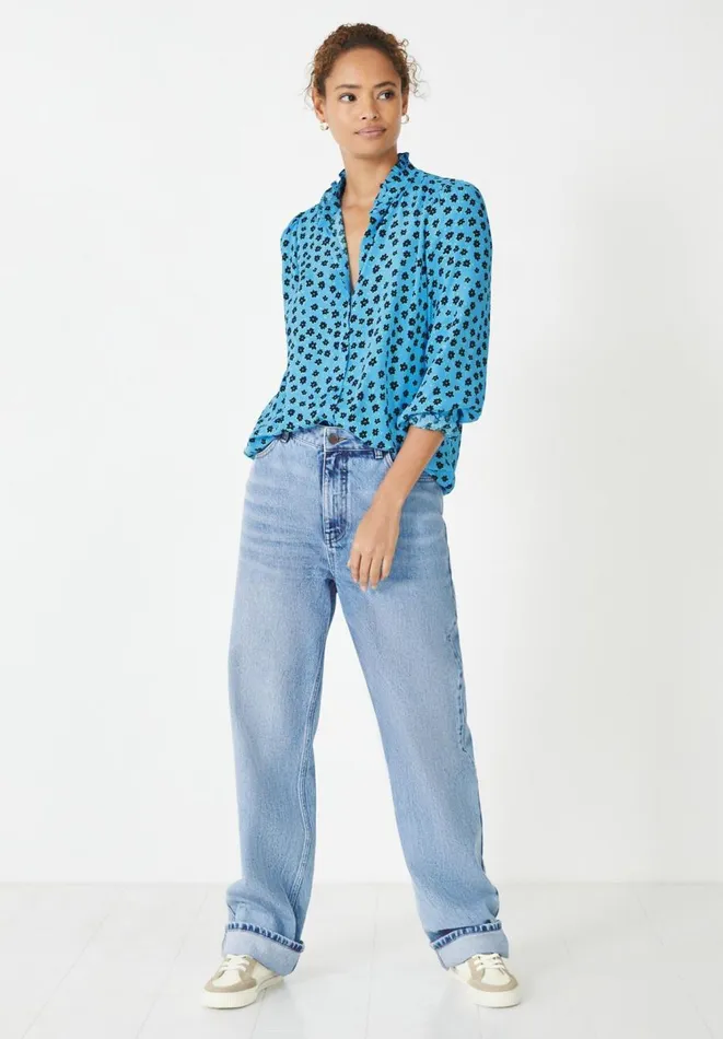 Hush Shirts and Blouses Women Lyana Blouse Little Flowers Light Blue Hush Shirts and Blouses Women Lyana Blouse Little Flowers Light Blue