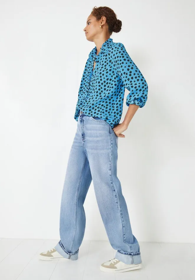 Hush Shirts and Blouses Women Lyana Blouse Little Flowers Light Blue Hush Shirts and Blouses Women Lyana Blouse Little Flowers Light Blue