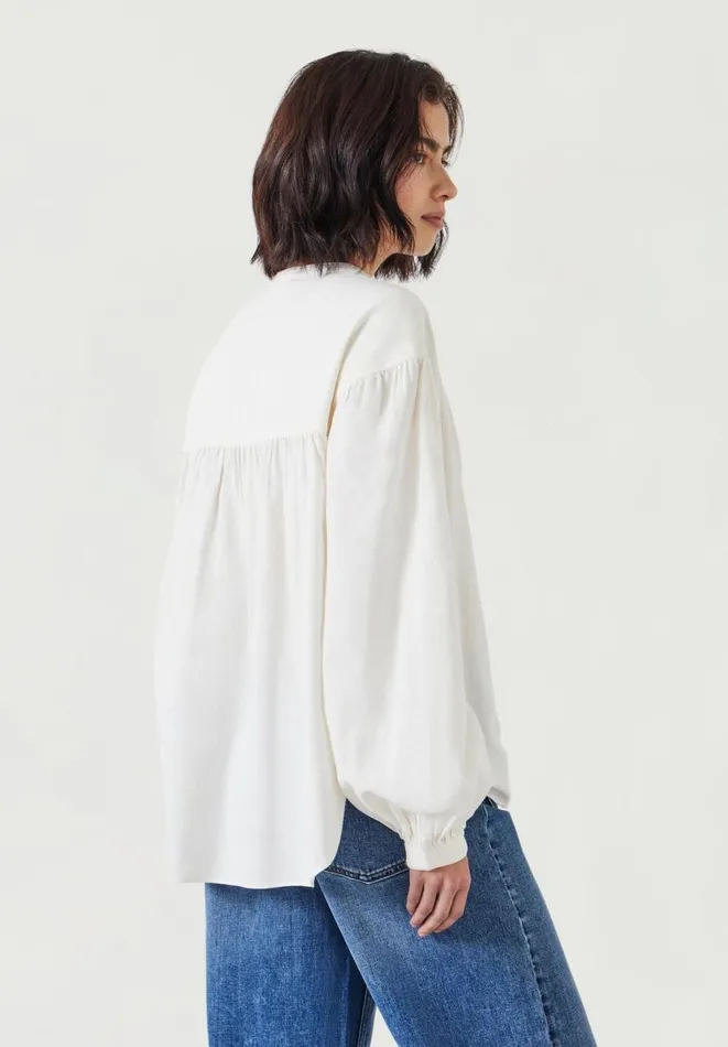 Hush Shirts and Blouses Women Samantha Blouse Natural Marl Hush Shirts and Blouses Women Samantha Blouse Natural Marl