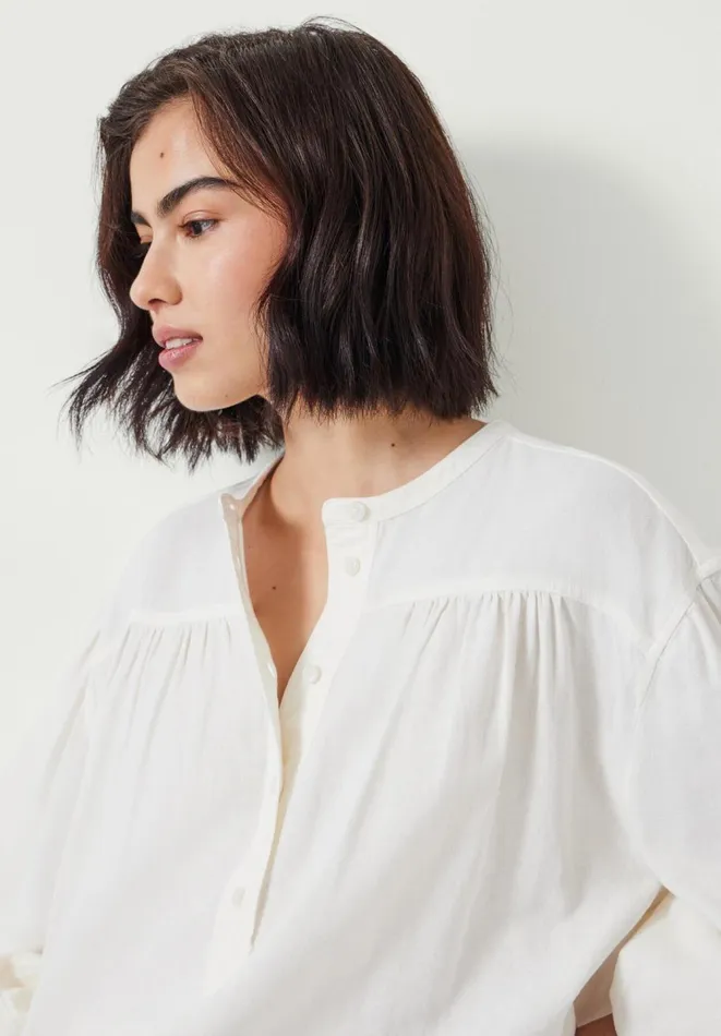 Hush Shirts and Blouses Women Samantha Blouse Natural Marl Hush Shirts and Blouses Women Samantha Blouse Natural Marl