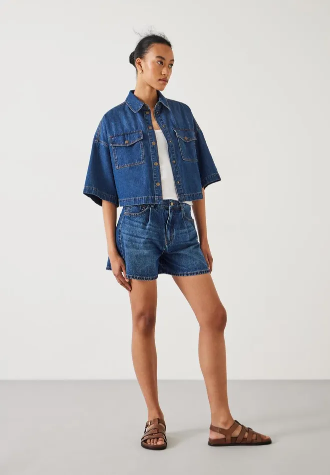 Hush Shorts Women Larissa Denim Shorts Mid Authentic