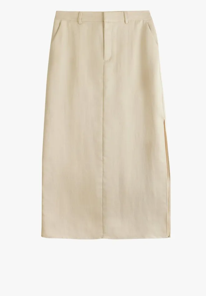 Hush Skirts Women Heidi Midi Skirt Sand Hush Skirts Women Heidi Midi Skirt Sand