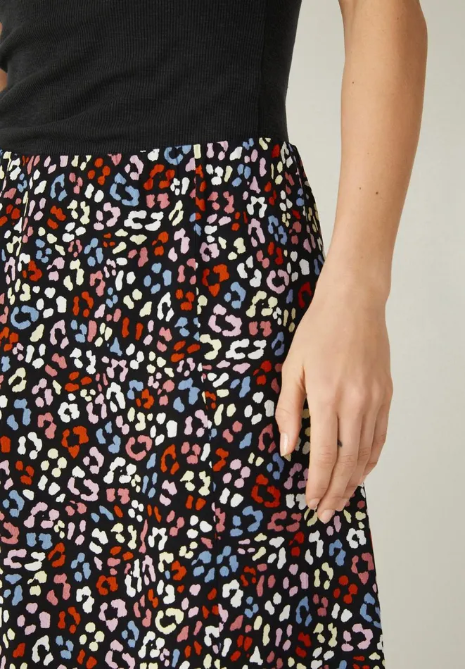 Hush Skirts Women Kourtney Midi Skirt Soft Leopard Blackmulti Hush Skirts Women Kourtney Midi Skirt Soft Leopard Blackmulti