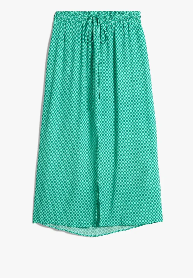 Hush Skirts Women Saskia Split Midi Skirt Mini Checkerboard Green Hush Skirts Women Saskia Split Midi Skirt Mini Checkerboard Green