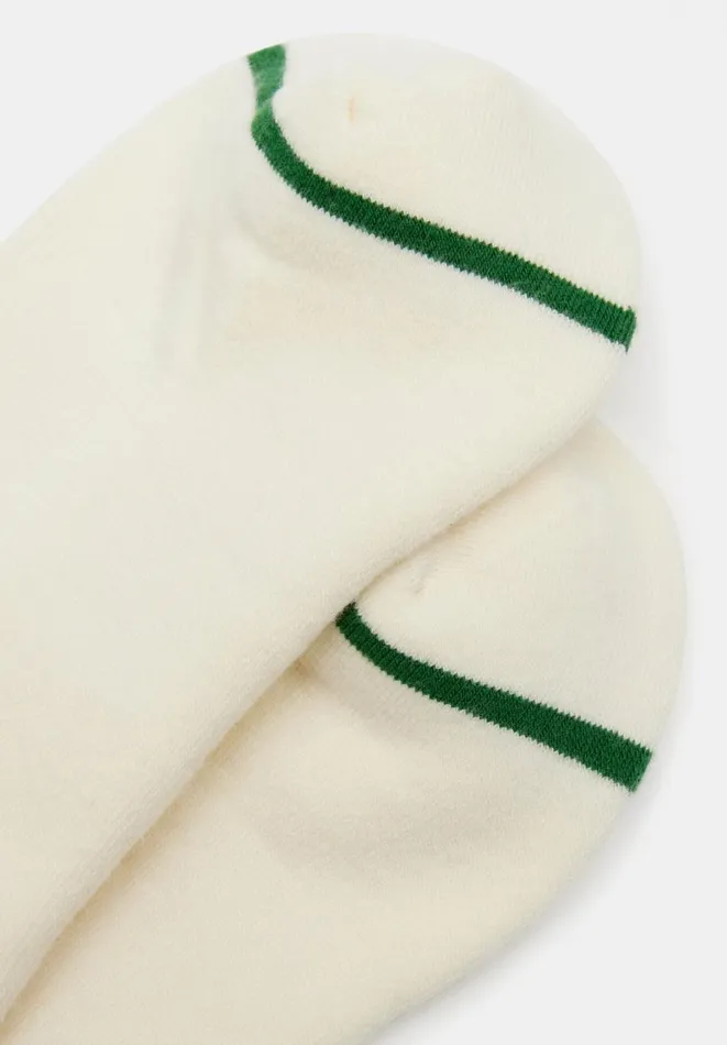 Hush Socks and Tights Women Nell Stripe Sports Sock Off Whitegreen Stripe Hush Socks and Tights Women Nell Stripe Sports Sock Off Whitegreen Stripe
