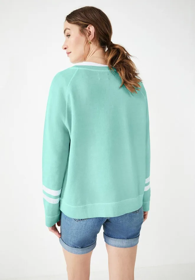 Hush Sweatshirts and Hoodies Women Cosima Relaxed Sweatshirt Washed Aqua Hush Sweatshirts and Hoodies Women Cosima Relaxed Sweatshirt Washed Aqua
