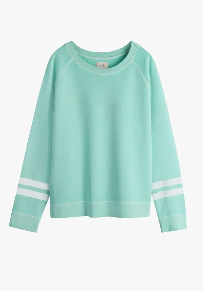 Hush Sweatshirts and Hoodies Women Cosima Relaxed Sweatshirt Washed Aqua Hush Sweatshirts and Hoodies Women Cosima Relaxed Sweatshirt Washed Aqua