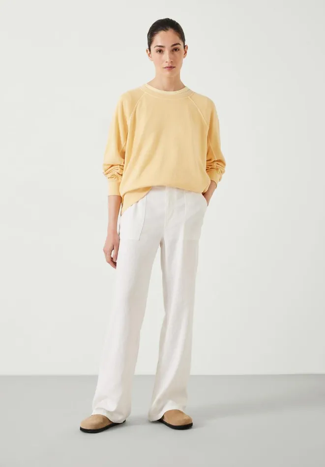 Hush Sweatshirts and Hoodies Women Kara Lightweight Sweatshirt Butter Lemon Hush Sweatshirts and Hoodies Women Kara Lightweight Sweatshirt Butter Lemon