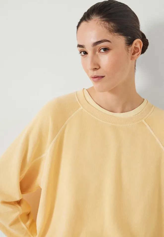 Hush Sweatshirts and Hoodies Women Kara Lightweight Sweatshirt Butter Lemon Hush Sweatshirts and Hoodies Women Kara Lightweight Sweatshirt Butter Lemon