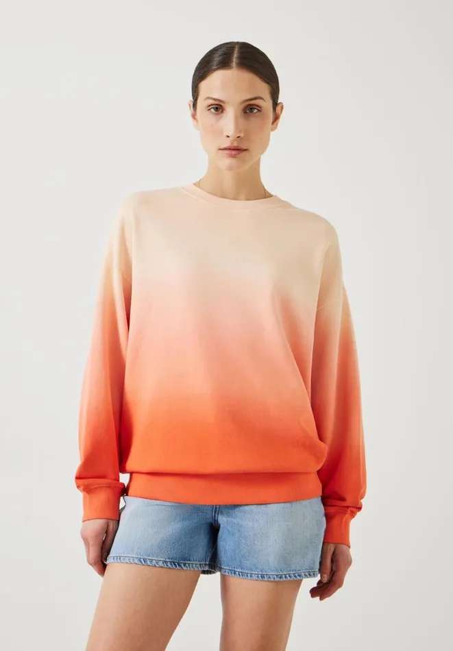 Hush Sweatshirts and Hoodies Women Ombre Quaden Oversized Sweatshirt Peach Quartz Hush Sweatshirts and Hoodies Women Ombre Quaden Oversized Sweatshirt Peach Quartz