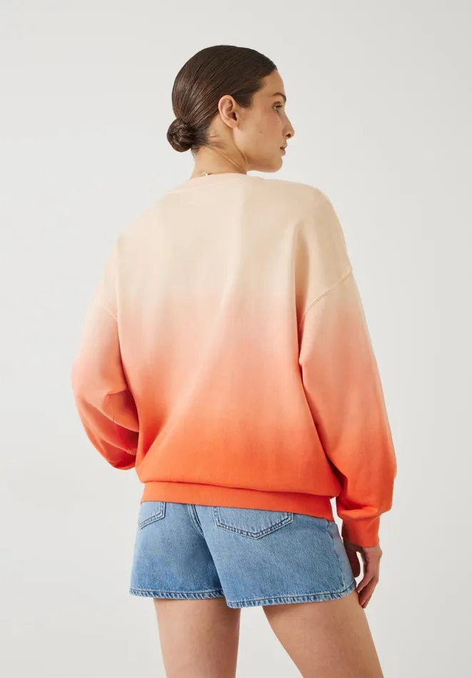 Hush Sweatshirts and Hoodies Women Ombre Quaden Oversized Sweatshirt Peach Quartz Hush Sweatshirts and Hoodies Women Ombre Quaden Oversized Sweatshirt Peach Quartz