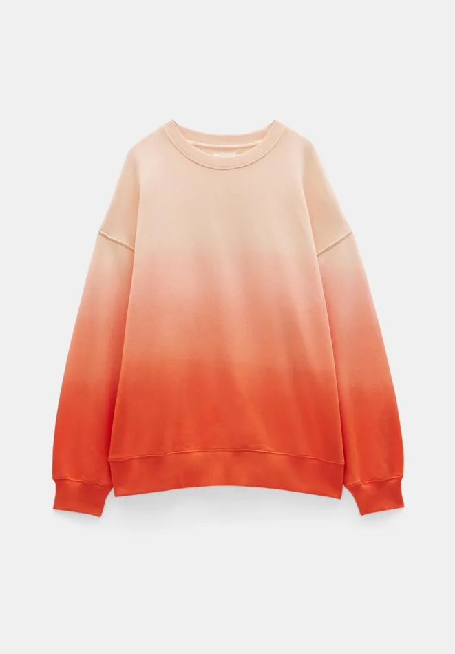 Hush Sweatshirts and Hoodies Women Ombre Quaden Oversized Sweatshirt Peach Quartz Hush Sweatshirts and Hoodies Women Ombre Quaden Oversized Sweatshirt Peach Quartz