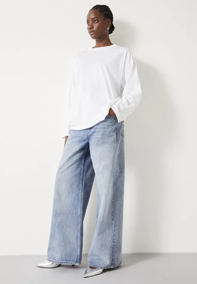 Hush Tops and Tshirts Women Aimee Oversized Top White Hush Tops and Tshirts Women Aimee Oversized Top White