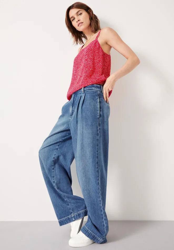Hush Tops and Tshirts Women Amalia Double Strap Cami Mini Mark Red Hush Tops and Tshirts Women Amalia Double Strap Cami Mini Mark Red