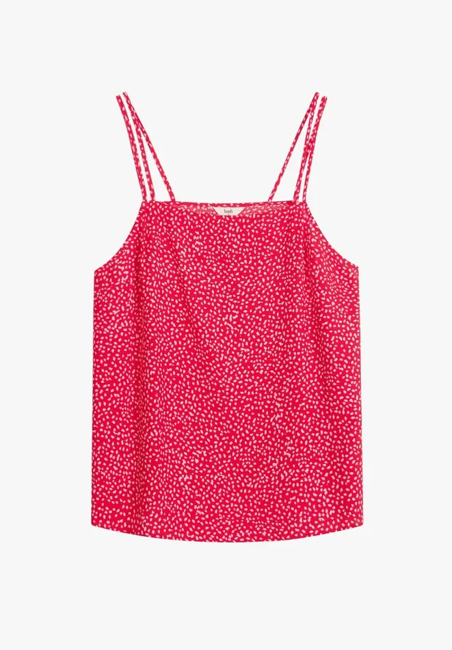 Hush Tops and Tshirts Women Amalia Double Strap Cami Mini Mark Red Hush Tops and Tshirts Women Amalia Double Strap Cami Mini Mark Red