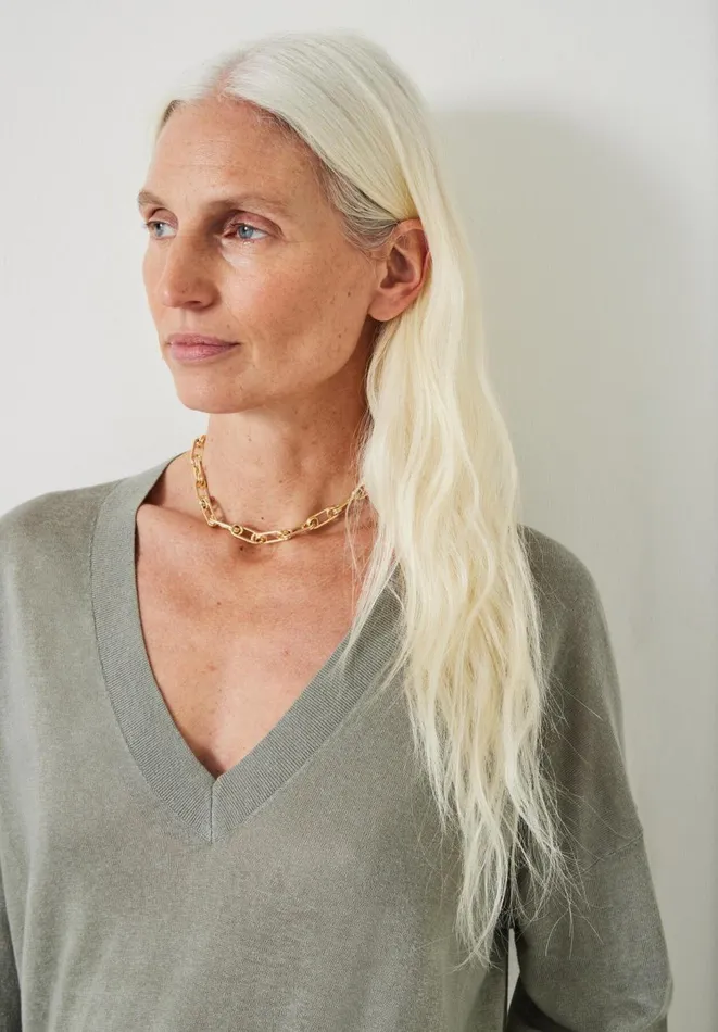 Hush Tops and Tshirts Women Aston Linen Blend Knitted Jumper Sage Hush Tops and Tshirts Women Aston Linen Blend Knitted Jumper Sage