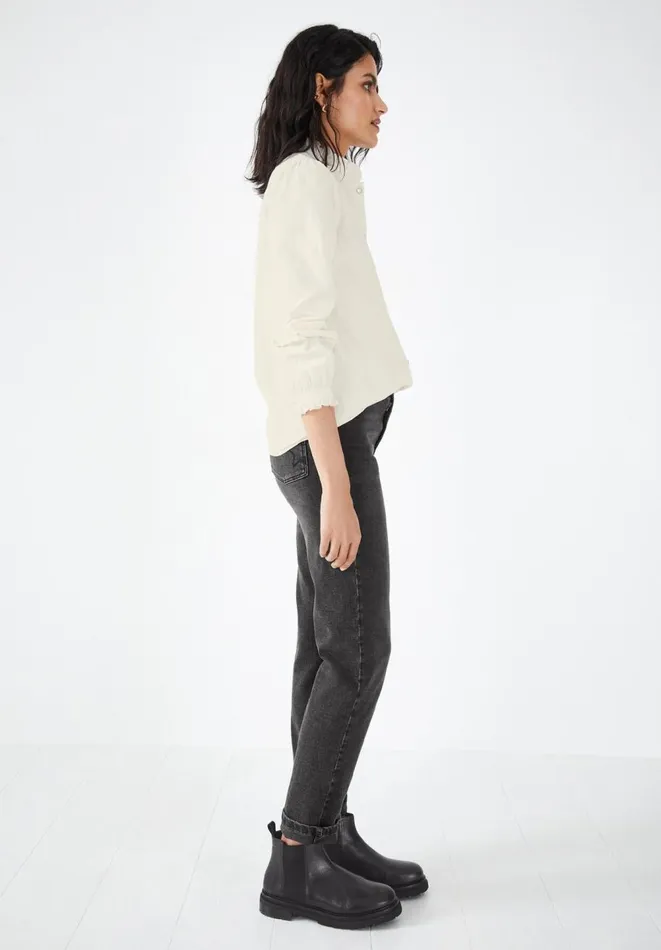 Hush Tops and Tshirts Women Carly Corduroy Shirt Ecru Hush Tops and Tshirts Women Carly Corduroy Shirt Ecru