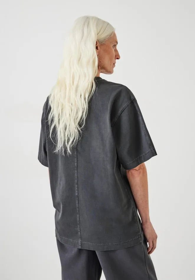 Hush Tops and Tshirts Women Flo Oversized Cotton TShirt Black Hush Tops and Tshirts Women Flo Oversized Cotton TShirt Black