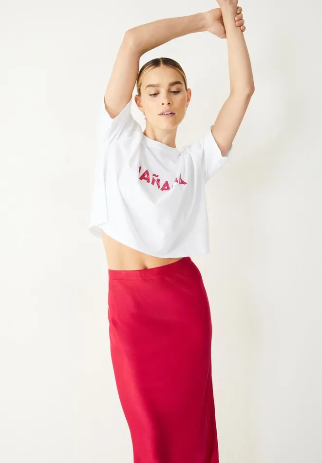 Hush Tops and Tshirts Women Manana TShirt White Hush Tops and Tshirts Women Manana TShirt White