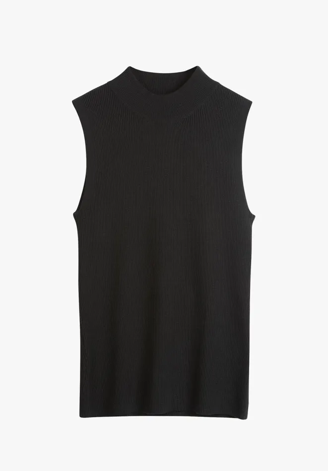 Hush Tops and Tshirts Women Paige Knitted Sleeveless Top Black Hush Tops and Tshirts Women Paige Knitted Sleeveless Top Black