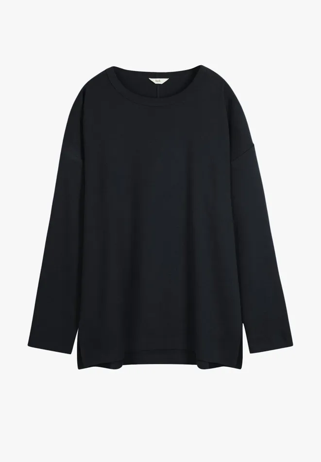 Hush Tops and Tshirts Women Rachel Split Hem Detail Top Black Hush Tops and Tshirts Women Rachel Split Hem Detail Top Black