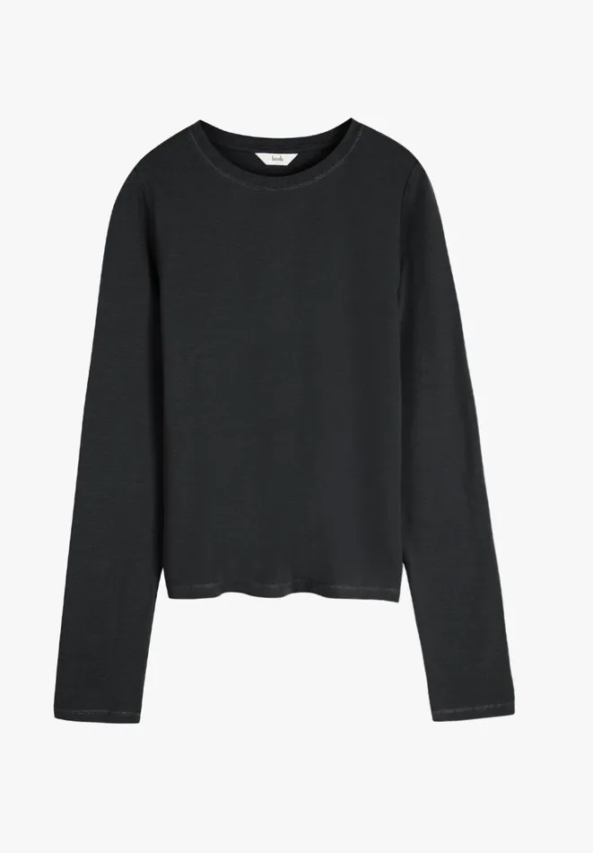 Hush Tops and Tshirts Women Simmy Fitted Long Sleeve Top Black Hush Tops and Tshirts Women Simmy Fitted Long Sleeve Top Black