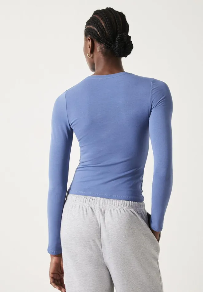 Hush Tops and Tshirts Women Simmy Fitted Long Sleeve Top Denim Blue Hush Tops and Tshirts Women Simmy Fitted Long Sleeve Top Denim Blue