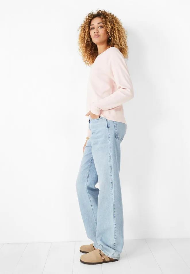 Hush Tops and Tshirts Women Tilda Long Sleeve Cotton Top Rose Shadow Hush Tops and Tshirts Women Tilda Long Sleeve Cotton Top Rose Shadow