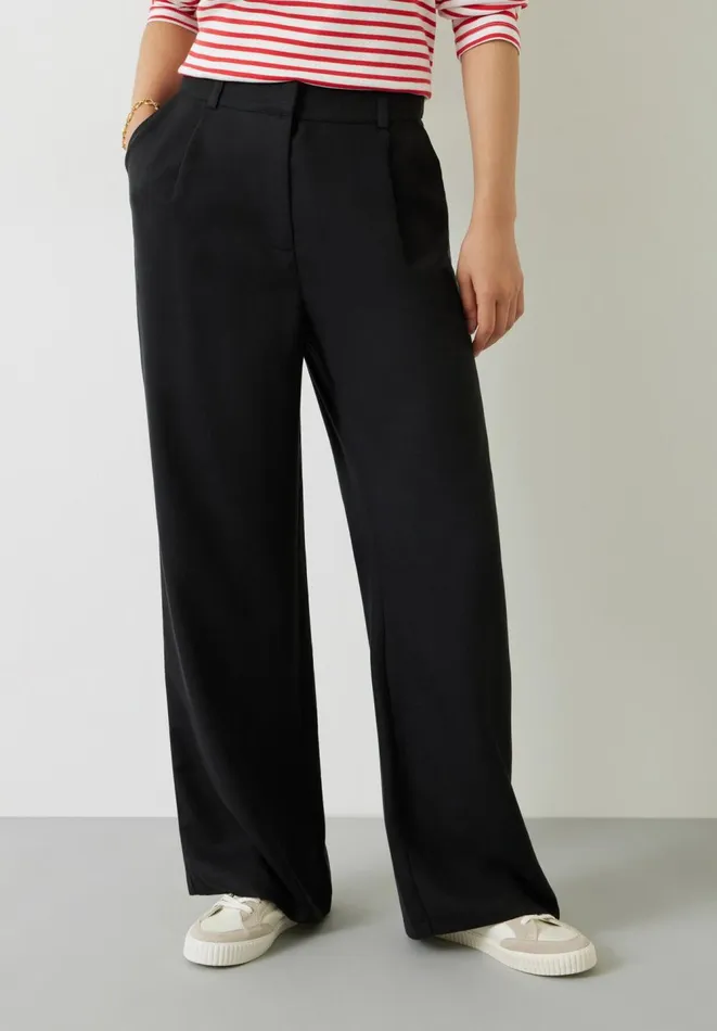 Hush Trousers Women Avery Wide Leg Trousers Black Hush Trousers Women Avery Wide Leg Trousers Black