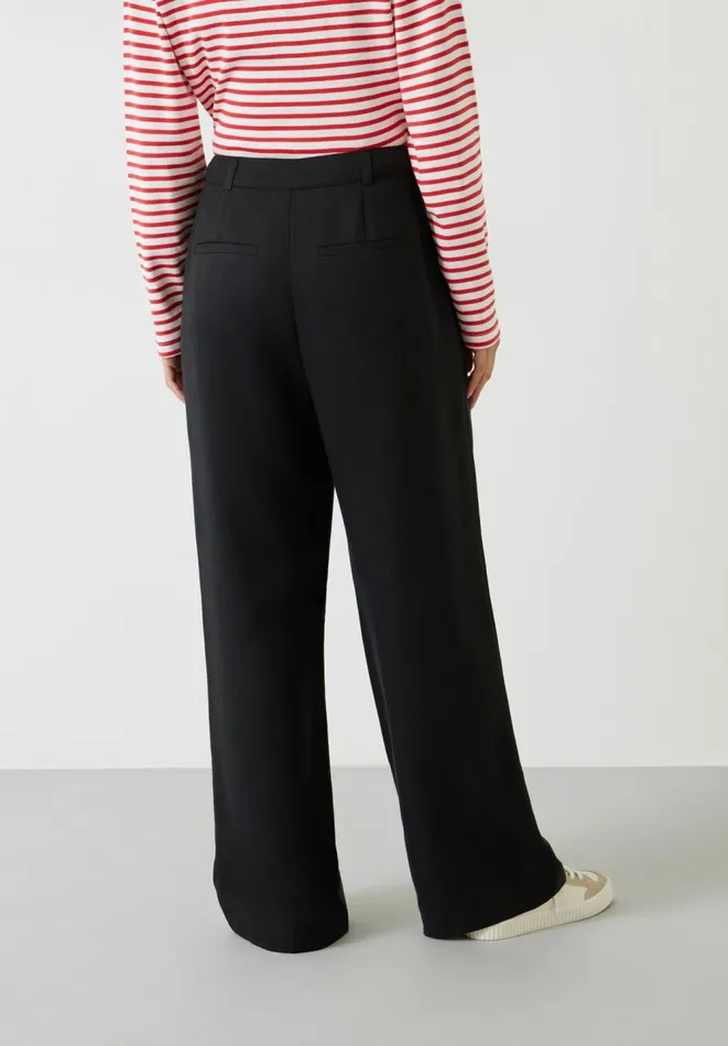 Hush Trousers Women Avery Wide Leg Trousers Black Hush Trousers Women Avery Wide Leg Trousers Black