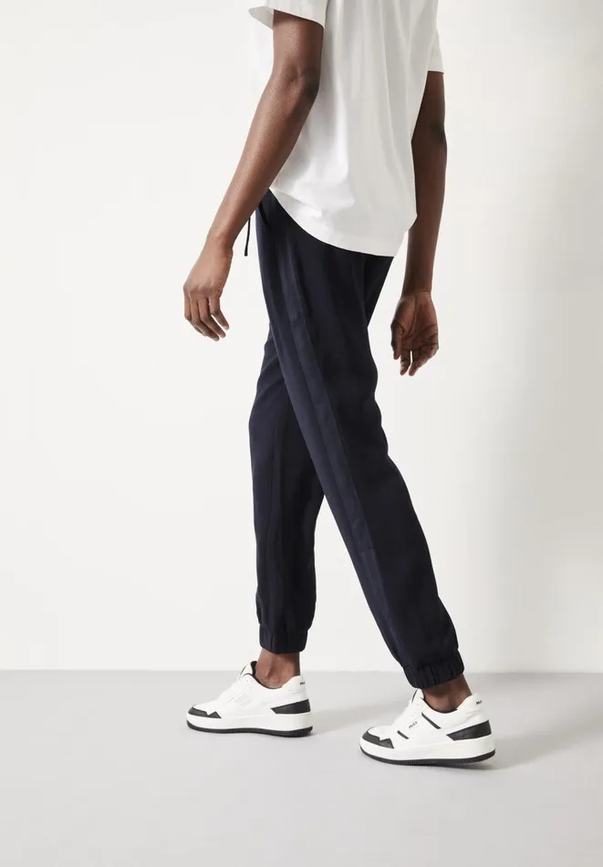 Hush Trousers Women Crepe Cuffed Trousers Midnight Navy Hush Trousers Women Crepe Cuffed Trousers Midnight Navy
