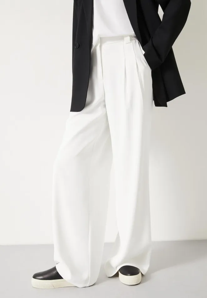 Hush Trousers Women Ellis High Waist Trousers Ecru Hush Trousers Women Ellis High Waist Trousers Ecru