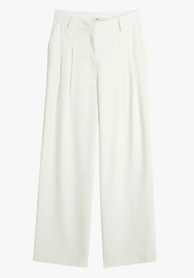 Hush Trousers Women Ellis High Waist Trousers Ecru Hush Trousers Women Ellis High Waist Trousers Ecru