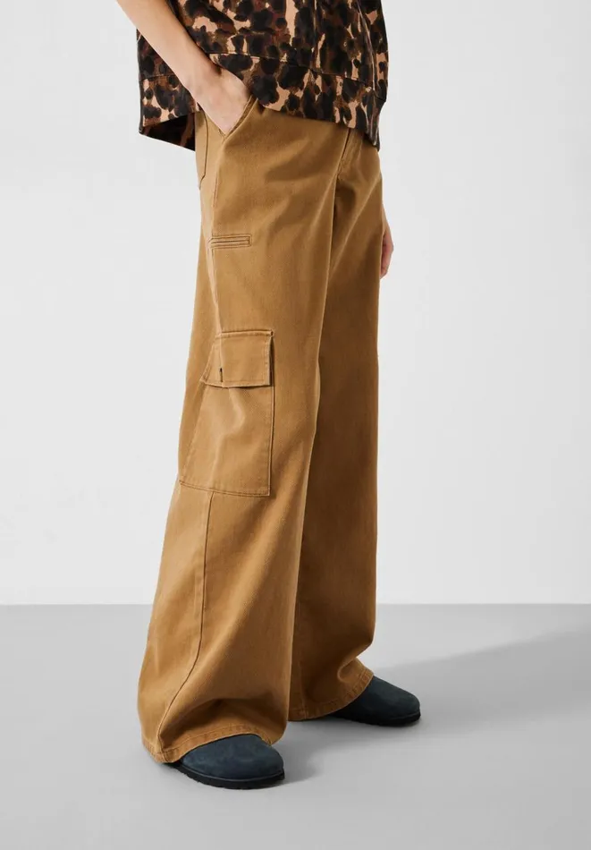 Hush Trousers Women Jess Wide Leg Cargo Trousers Amber Hush Trousers Women Jess Wide Leg Cargo Trousers Amber