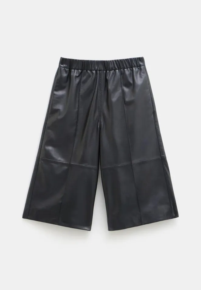 Hush Trousers Women Leather Bermuda Short Black Hush Trousers Women Leather Bermuda Short Black