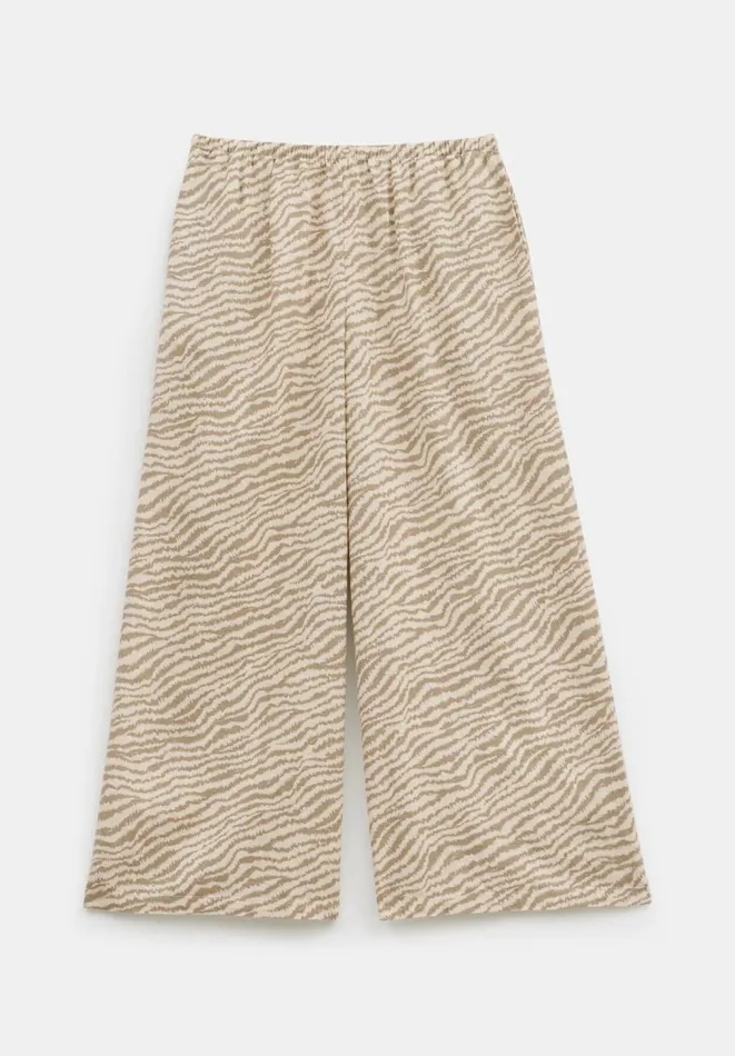 Hush Trousers Women Melissa Linen Wide Leg Trousers Vintage Scribble Neutral Hush Trousers Women Melissa Linen Wide Leg Trousers Vintage Scribble Neutral