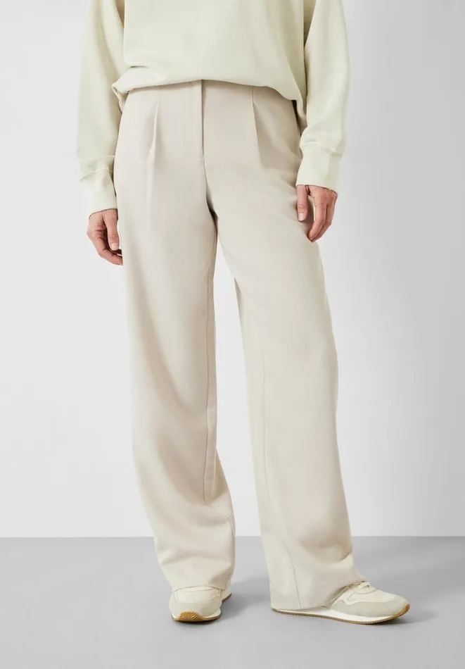 Hush Trousers Women Tabitha Twill Trousers Ecru Hush Trousers Women Tabitha Twill Trousers Ecru