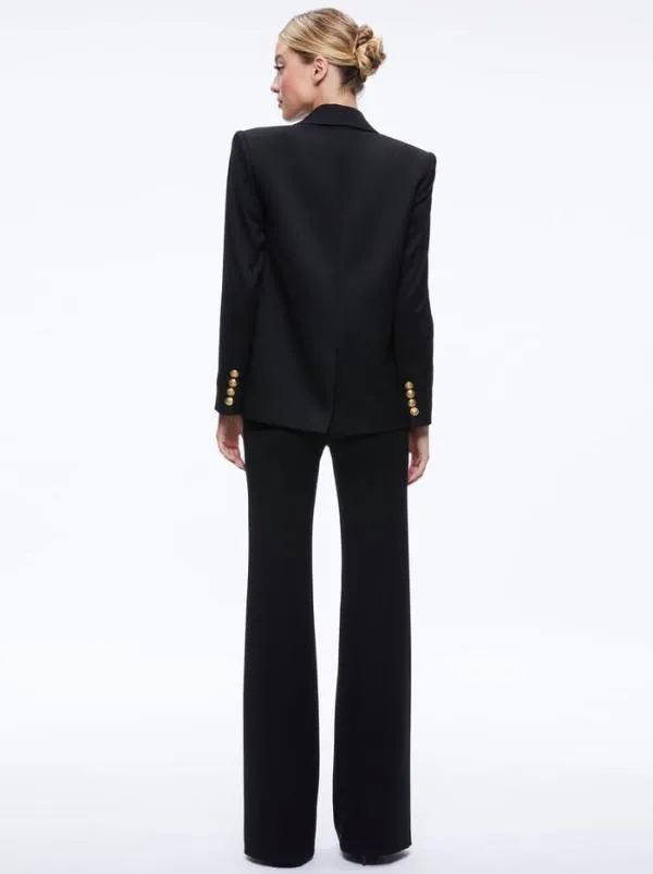Jackets Coats Women Alice Olivia ANTHONY DOUBLE BREASTED BLAZER Black