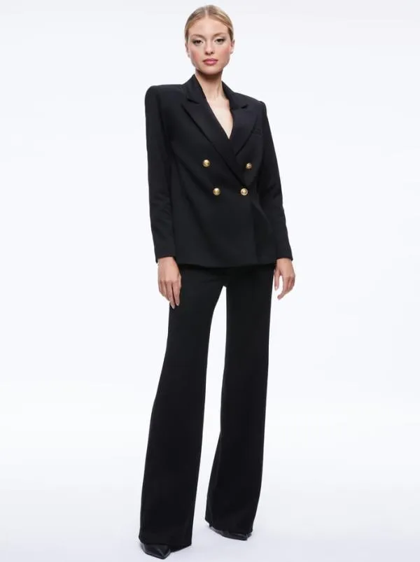 Jackets Coats Women Alice Olivia ANTHONY DOUBLE BREASTED BLAZER Black