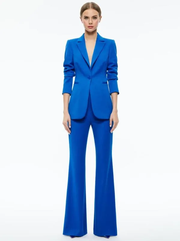 Jackets Coats Women Alice Olivia BREANN FITTED BLAZER Sapphire