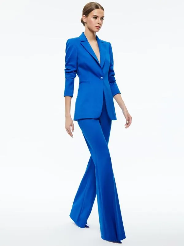 Jackets Coats Women Alice Olivia BREANN FITTED BLAZER Sapphire
