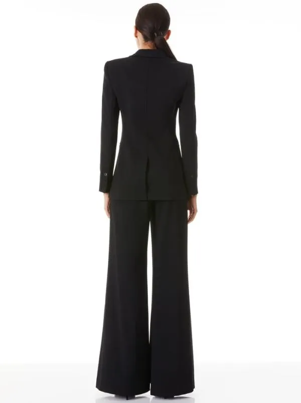 Jackets Coats Women Alice Olivia BREANN LONG FITTED BLAZER Black
